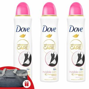 Dove Advanced Care női Dezodor Invisible Care 3x150ml + Ajándék D... kép