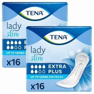 Tena Lady Slim Extra Plus puha inkontinencia betét rendszeres viz... kép