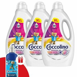 Coccolino Color folyékony Mosógél 3x2, 72L - 204 mosás + Ajándék C... kép