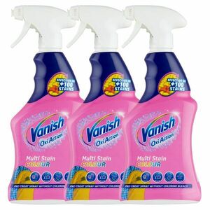 Vanish Oxi Action Folteltávolító előkezelő spray 3x500ml kép