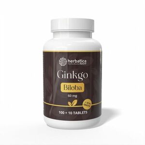 Ginkgo biloba 60 mg - 110 tabletta - Herbatica kép