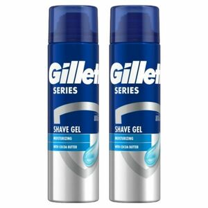 Gillette Series Moisturizing Borotvazselé kakaóvajjal 2x200ml kép