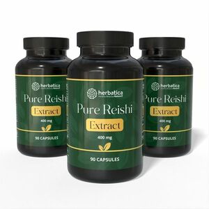 Akciós készlet: 3x Reishi Extract 30% poliszacharid – 90 kapszula – Herbatica kép
