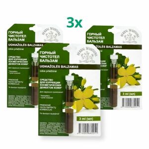 Akciós készlet: 3x Hegyi fecskefű - elixír szemölcsök ellen - 3 ml - Herbal Traditions kép