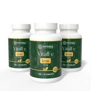 Akciós készlet: 3x Vas 14 mg – 110 tabletta – Herbatica kép
