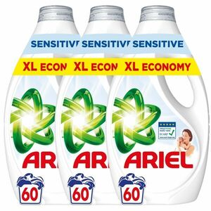 Ariel Sensitive folyékony Mosószer 3x2, 7L - 180 mosás kép