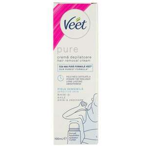 Veet Pure Szőrtelenítő krém érzékeny bőrre 100ml kép