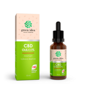 CBD olaj 10 % 10 ml - Green idea kép