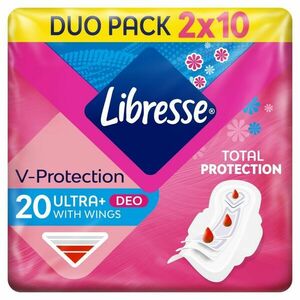 Libresse Ultra+ Deo Fresh normál szárnyas egészségügyi Betét 20db kép