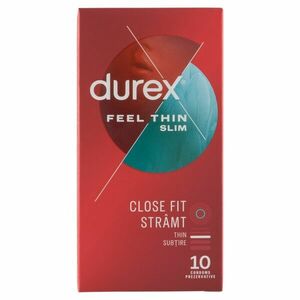 Durex Feel Thin Slim Fit Óvszer 10db kép