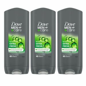 Dove Men+Care Tusfürdő Extra Fresh 3x400ml kép