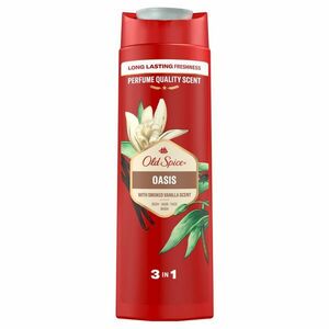 Old Spice Oasis 3in1 férfi Sampon és Tusfürdő 400ml kép