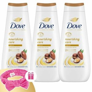 Dove Advanced Care Nourishing Care Krémtusfürdő 3x400ml + Ajándék... kép