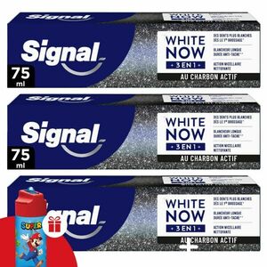 Signal White Now 3in1 White Boost Fogkrém 3x75ml + Ajándék Kulacs kép