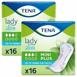 Tena Lady Slim Mini Plus puha inkontinencia betét 32db kép
