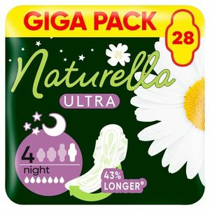 Naturella Ultra Night szárnyas Egészségügyi Betét 28db kép