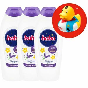 Baba Tusfürdő Levendula és Vanília 3x750ml + Ajándék Gumikacsa kép
