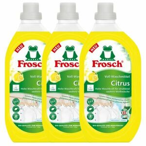 Frosch erős tisztítóhatású folyékony Mosószer - Citrom 3x1500ml kép