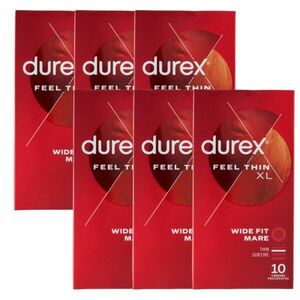 Durex Feel Thin XL Óvszer 6x10db kép