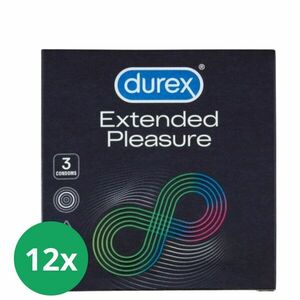Durex Extended Pleasure Óvszer 12x3db kép