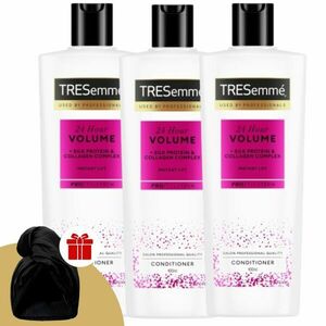 TRESemmé 24H Volume Hajbalzsam vékony szálú hajra 3x400ml + Ajánd... kép
