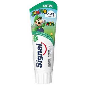 Signal Junior Super Mario enyhe mentás Fogkrém 3x75ml kép