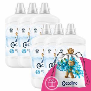 Coccolino Sensitive Pure Öblítő koncentrátum 408 mosás 6x1700ml +... kép