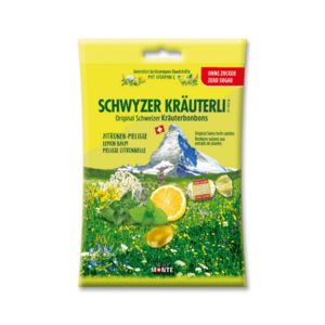 DOMACO Gyógynövény cukormentes cukorka - Citrom+citromfű 75 g - Green idea kép