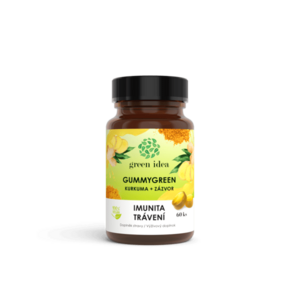 Gummygreen - Kurkuma + gyömbér 60 db - Green idea kép