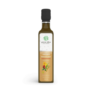 Lichořeřišnice+áfonya szirup - nádcukor 250 ml - Green idea kép