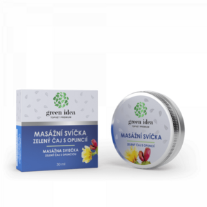 Masszázsgyertya - Zöld tea fügekaktusszal - Green idea kép