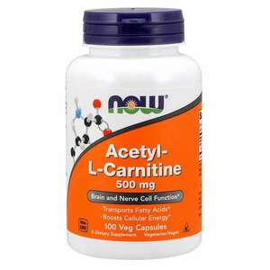 NOW Foods Acetil L - Karnitin 500 mg kép