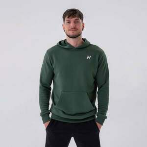 NEBBIA Men‘s Hoodie Pouch Pocket Dark Green kép