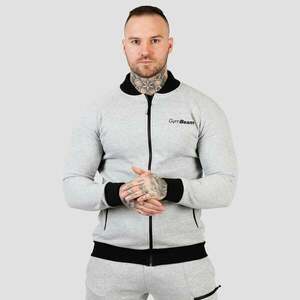 GymBeam Classic Zipper Hoodie Grey pulóver kép