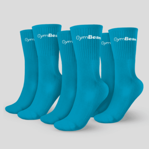 GymBeam 3/4 Socks 3Pack zokni Aquamarine kép