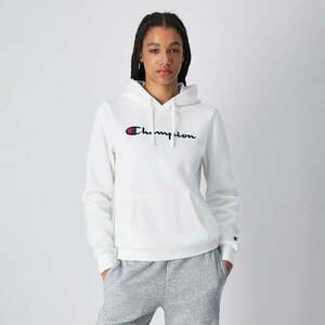 Champion Big Logo Slim Fit női kapucnis pulóver White kép