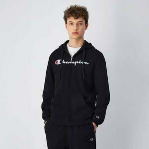 Champion Full Zip Hoodie Sweatshirt Black kép