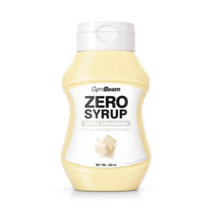 GymBeam ZERO fehér csokoládé szirup kép