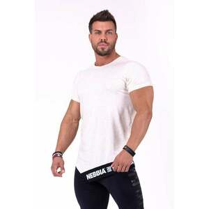 NEBBIA Pánske tričko Be Rebel! Light brown kép