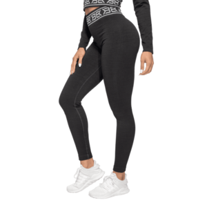 Better Bodies Rib Seamless Black Melange kép