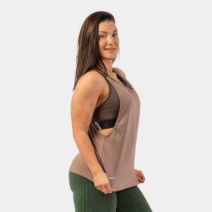 Loose Cross Back női atléta Brown - NEBBIA kép