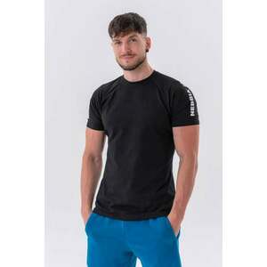 NEBBIA Men‘s T-shirt Sporty Fit Essentials Black kép