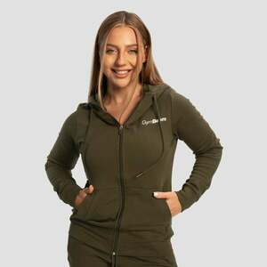 GymBeam Women‘s Limitless Zip Up Hoodie Espresso kép