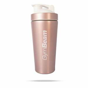 GymBeam Steel Shaker Rose Gold 750 ml kép