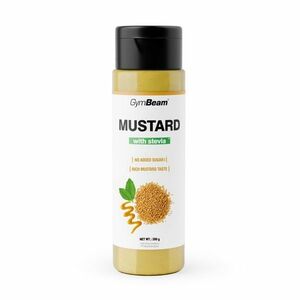GymBeam Mustard with stevia sweetener kép