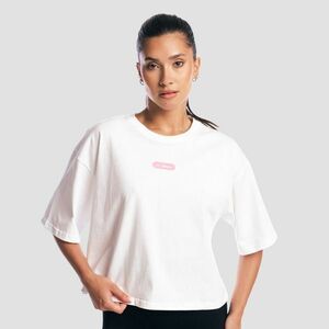 GymBeam Women‘s Girls Club Boxy T-shirt White kép