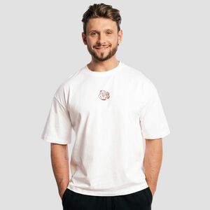 GymBeam Shaker Boxy T-shirt White kép