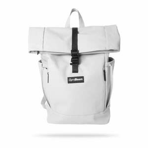 GymBeam Rolltop Backpack White kép