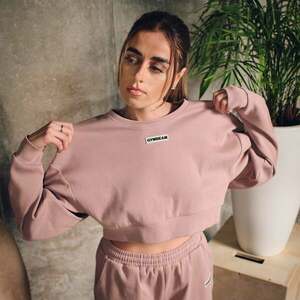 GymBeam Women‘s Aura Cropped Sweatshirt Roux kép