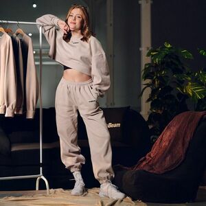 GymBeam Women‘s Aura Joggers Grey kép